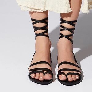 Free People Lace Up Sandals